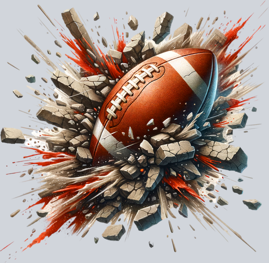 DTF Transfer Football - Breaking