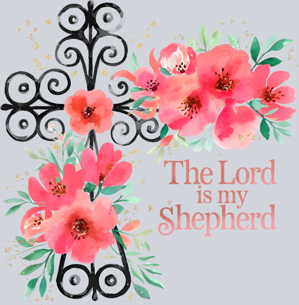 DTF Transfer Easter - The Lord is my Shepherd