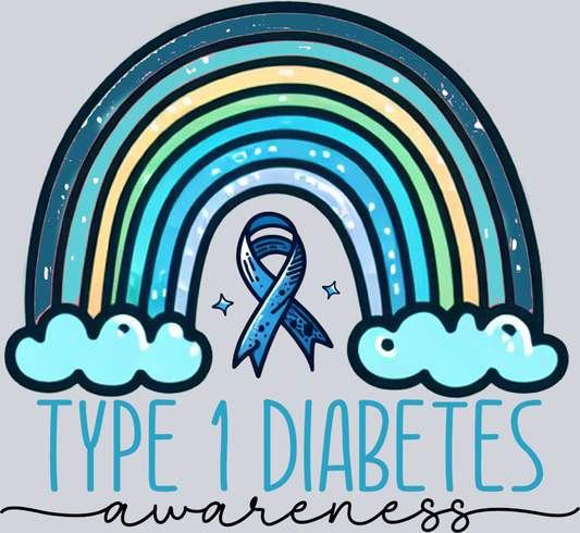 DTF Transfer Diabetes - Type 1 Diabetes Awareness