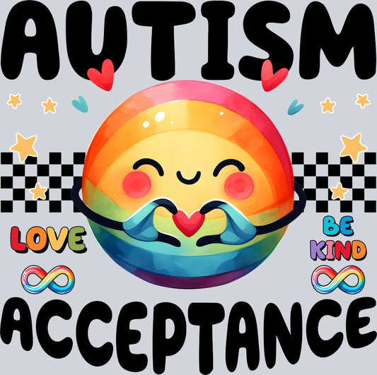 DTF Transfer Autism - Autism Acceptance