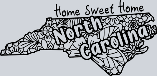 DTF Transfer North Carolina - Home Sweet Home