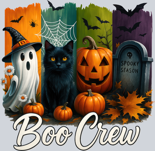 DTF Transfer Halloween - Boo Crew