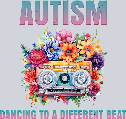 DTF Transfer Autism - Autism Dancing to a Different Beat