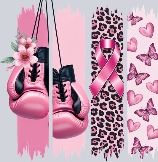 DTF Transfer Breast Cancer - Breast Cancer Brushstroke