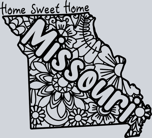 DTF Transfer Missouri - Home Sweet Home