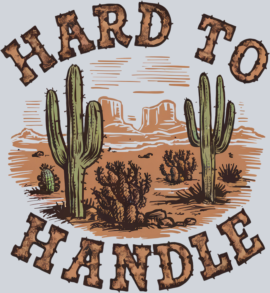 DTF Transfer Western - Hard to Handle