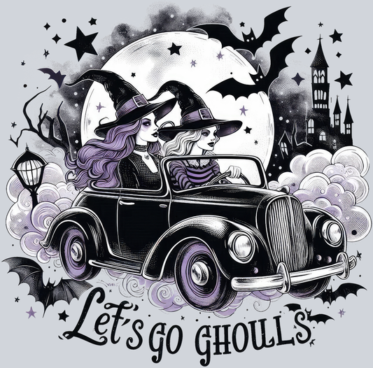 DTF Transfer Halloween - Let's Go Ghouls