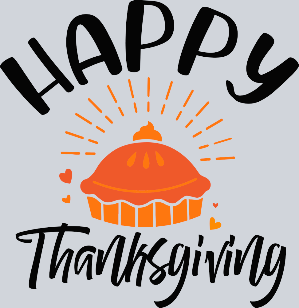 DTF Transfer Thanksgiving - Happy Thanksgiving