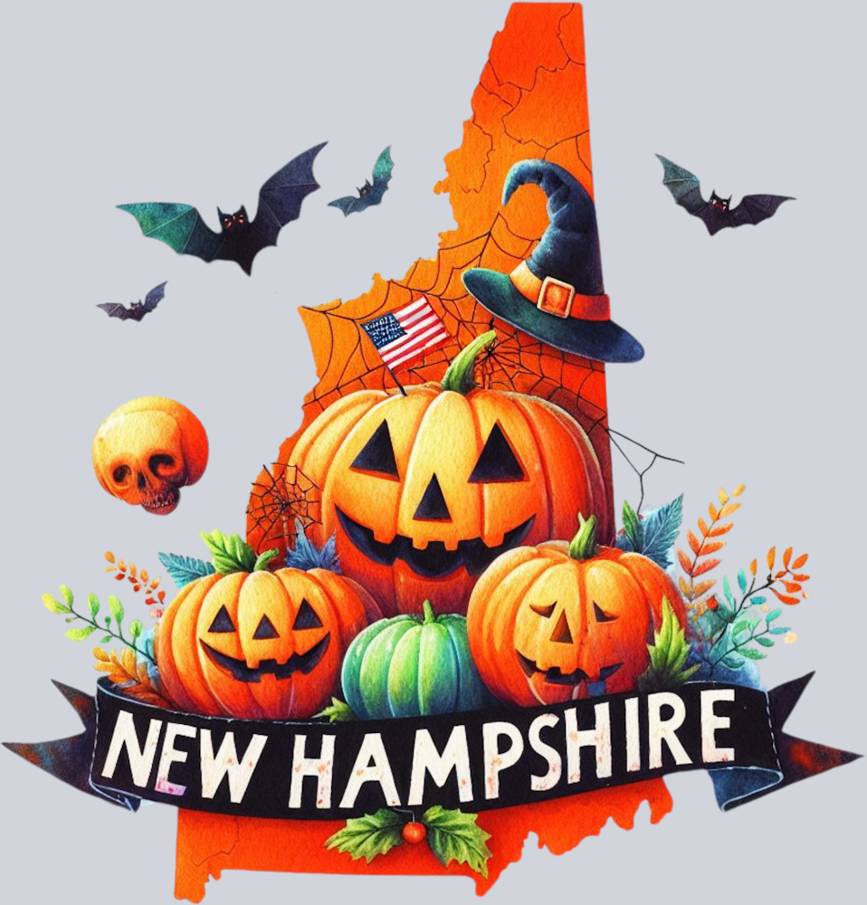 DTF Transfer Halloween States - New Hampshire