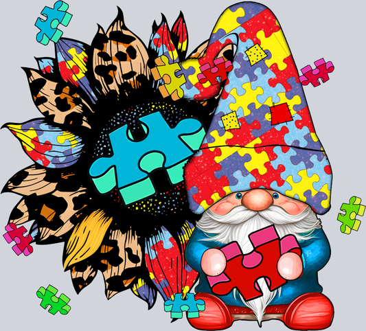 DTF Transfer Autism - Puzzle Piece