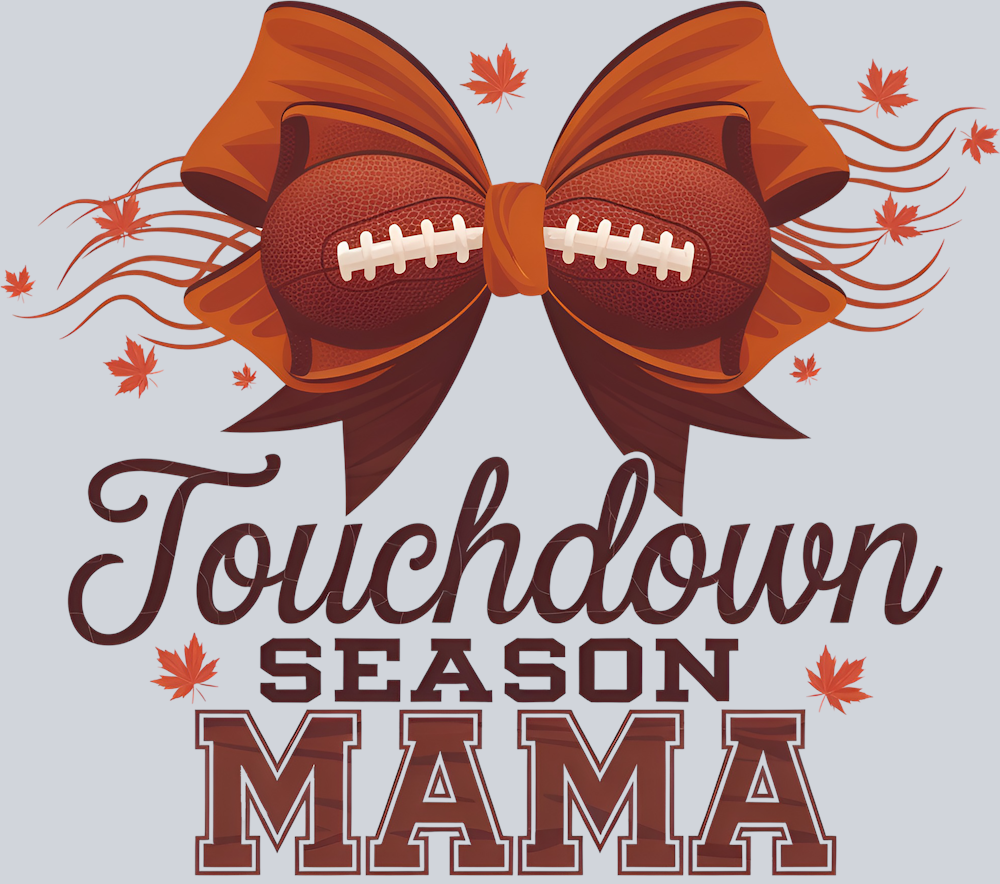 DTF Transfer Football - Touchdown Season Mama