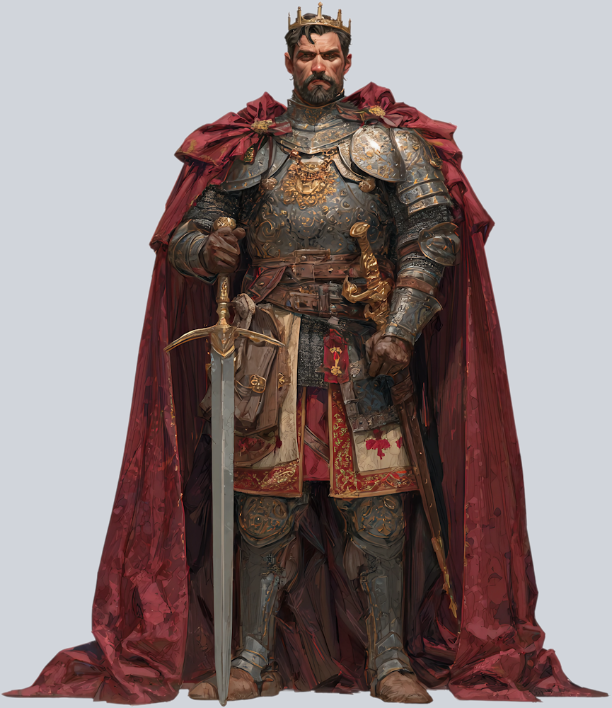 DTF Transfer Medieval - Red King