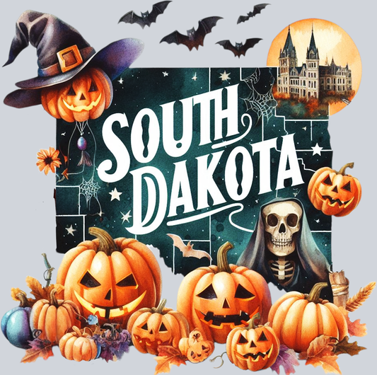 DTF Transfer Halloween States - South Dakota