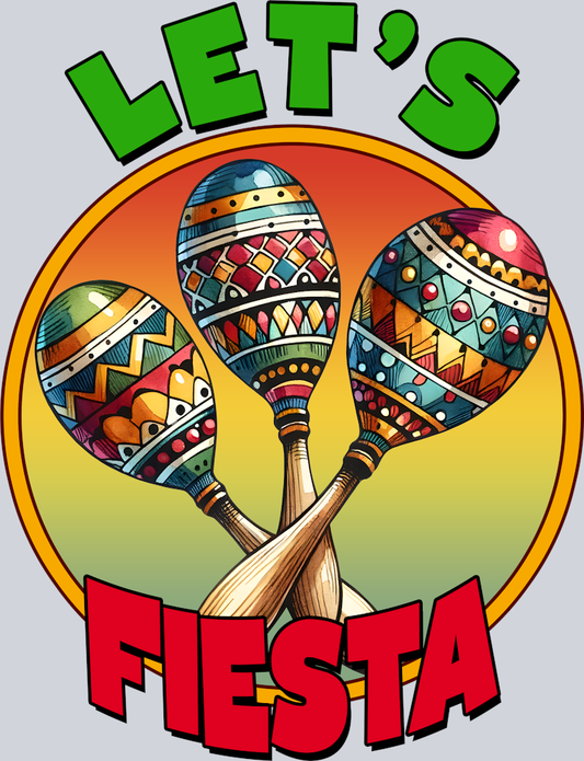 DTF Transfer Cinco de Mayo - Let's Fiesta