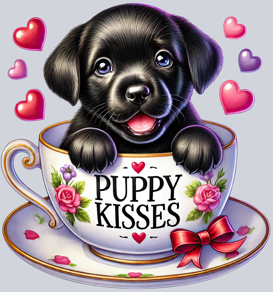 DTF Transfer Valentines - Puppy Kisses