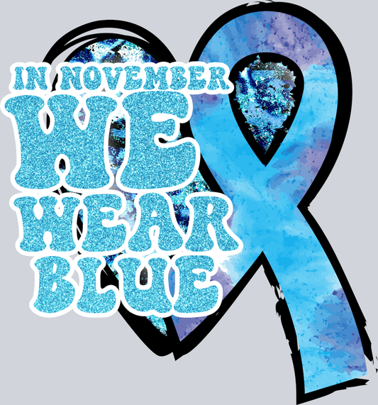 DTF Transfer Diabetes - In November We Wear Blue