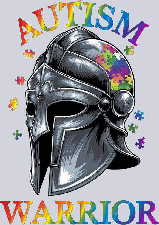 DTF Transfer Autism - Autism Warrior