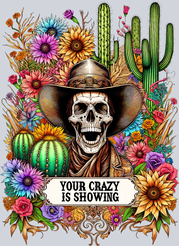 DTF Transfer Western - Your Crazy is Showing