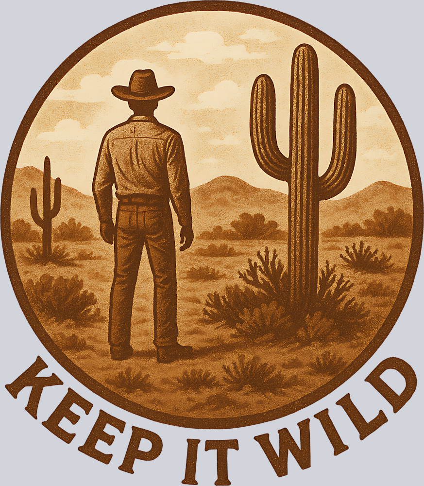 DTF Transfer Western - Keep it Wild