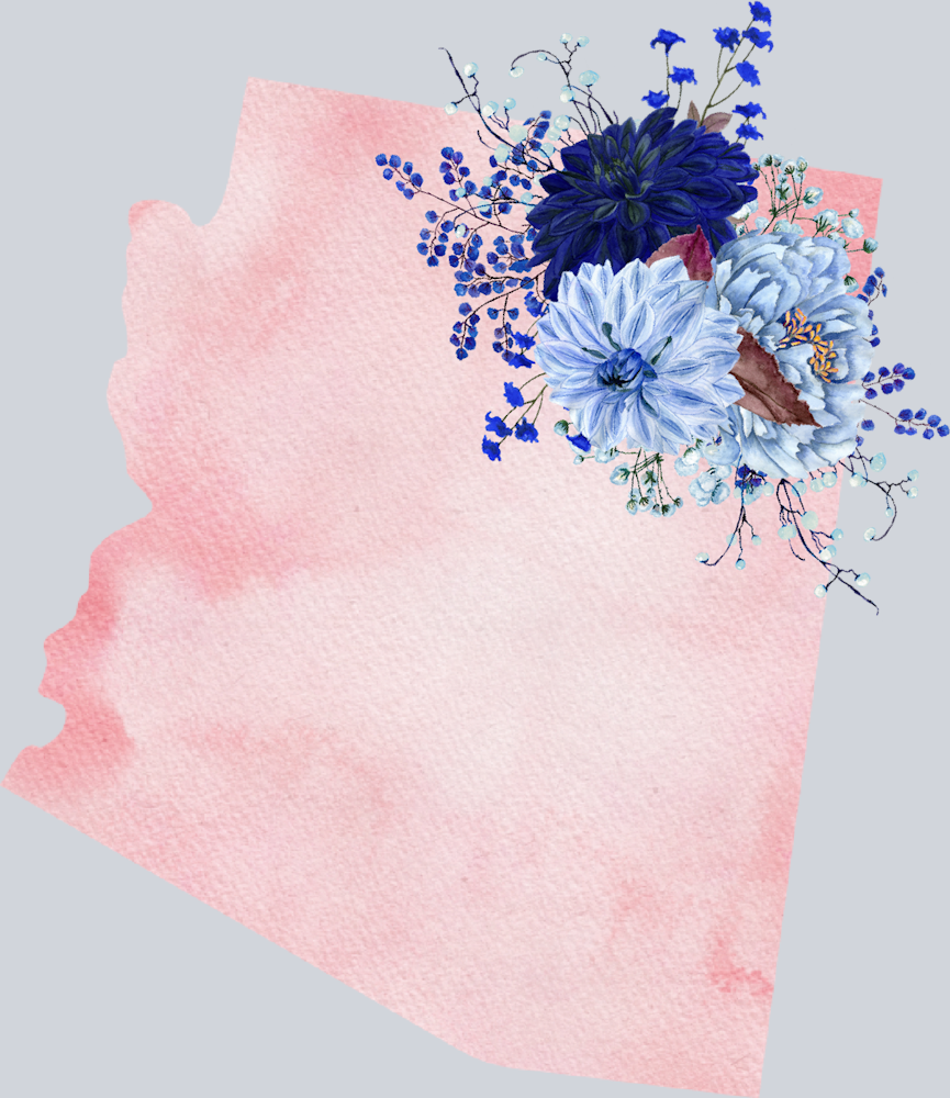DTF Transfer Arizona - Flowers Watercolor