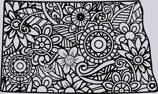 DTF Transfer North Dakota - Mandala