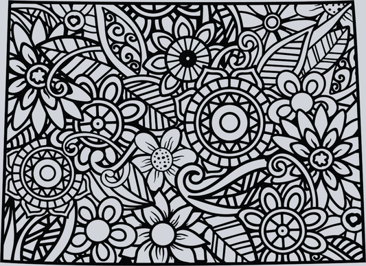 DTF Transfer Colorado - Mandala