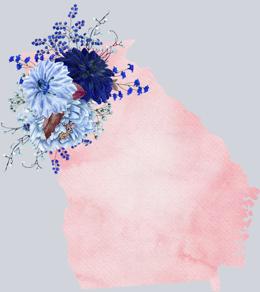 DTF Transfer Georgia - Flowers Watercolor