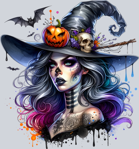 DTF Transfer Halloween - Witch Drip