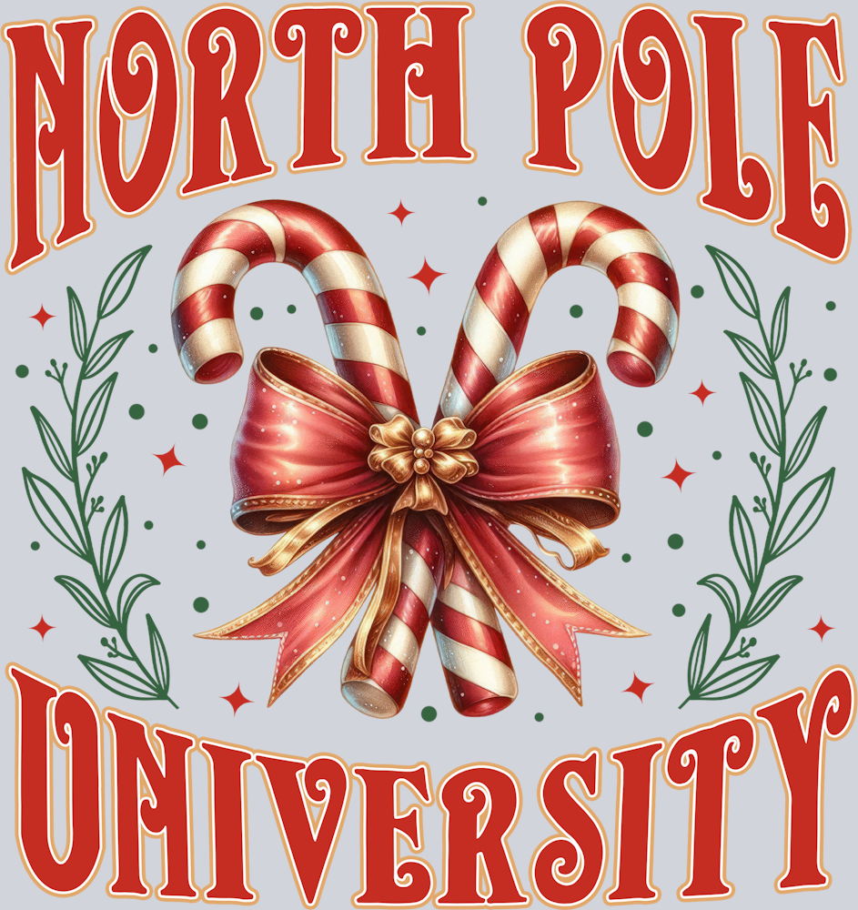 DTF Transfer Christmas - North Pole University