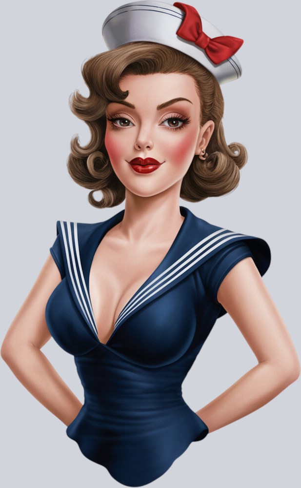 DTF Transfer High Seas - Miss Nautical