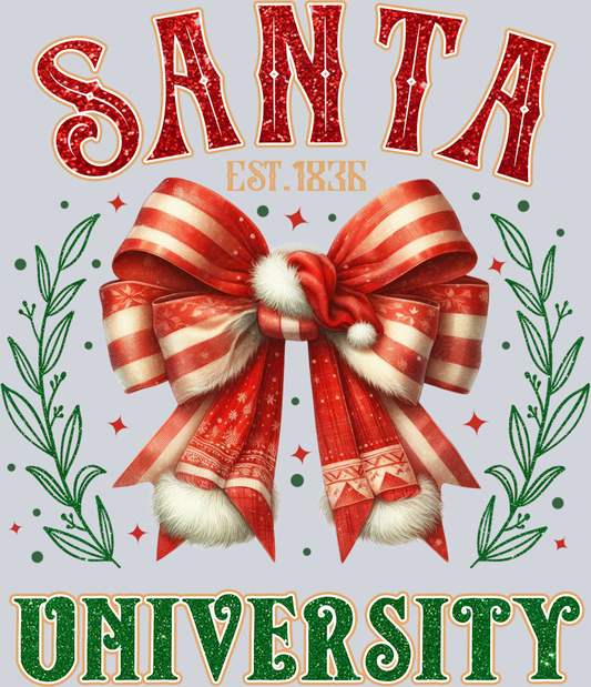 DTF Transfer Christmas - Santa University