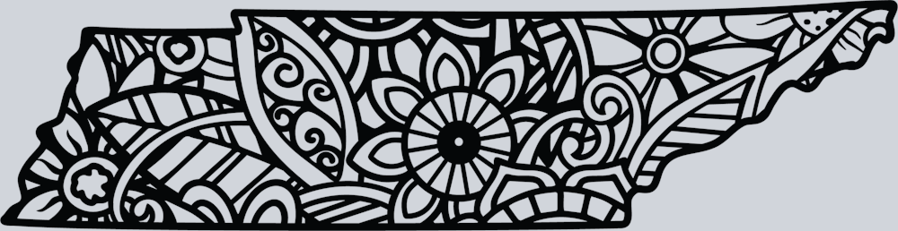 DTF Transfer Tennessee - Mandala