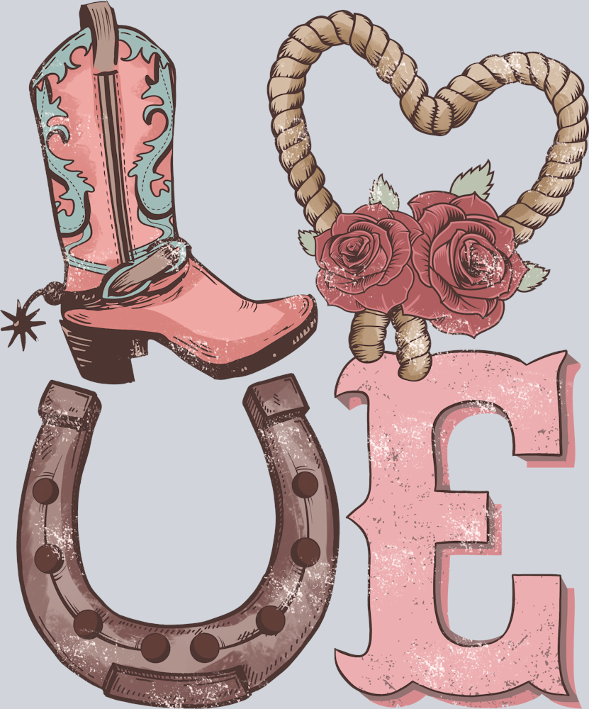 DTF Transfer Valentines - LOVE