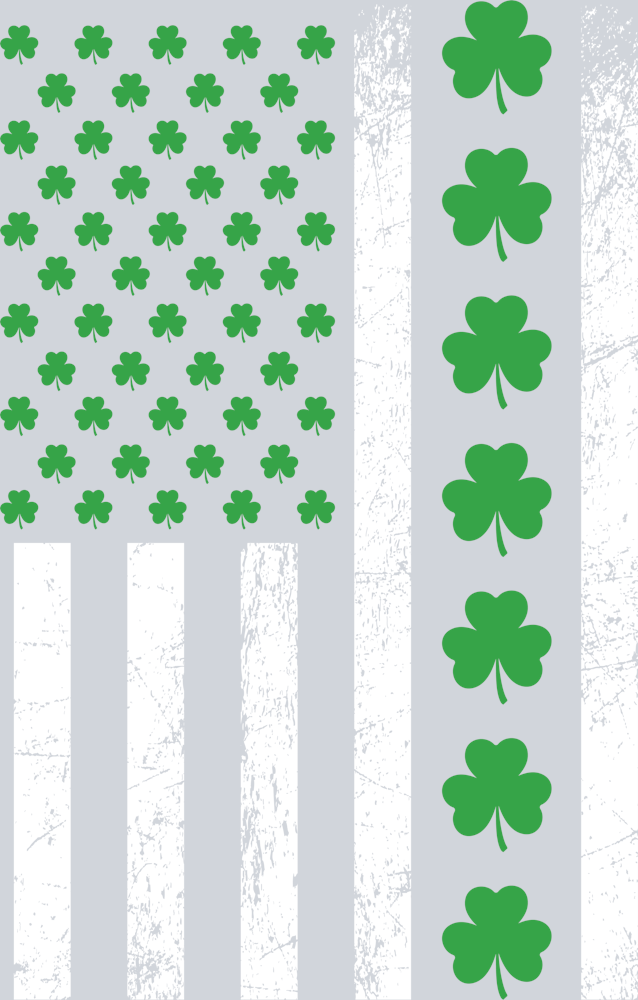 DTF Transfer St. Patrick's Day - American Flag