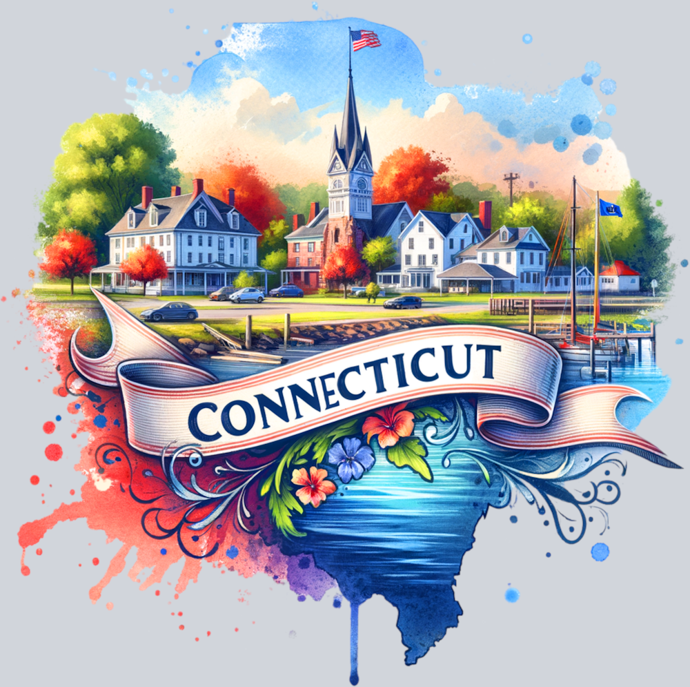 DTF Transfer Connecticut - Seaside Town