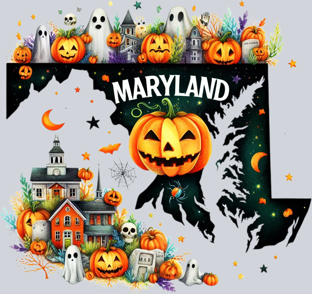 DTF Transfer Halloween States - Maryland