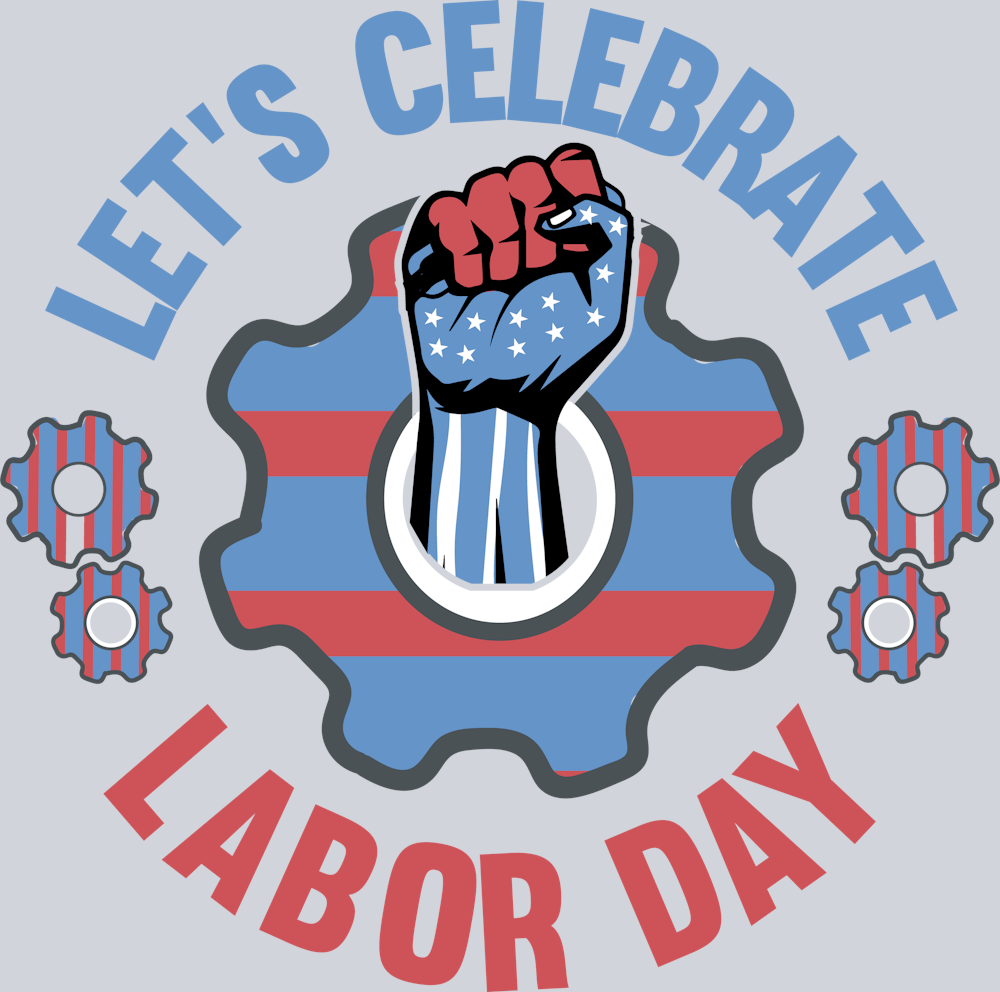 DTF Transfer Labor Day - Let's Celebrate Labor Day