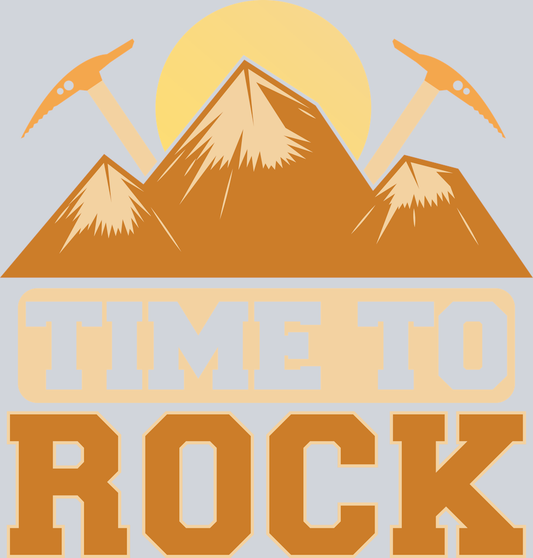 DTF Transfer Rock Climbing - Time to Rock