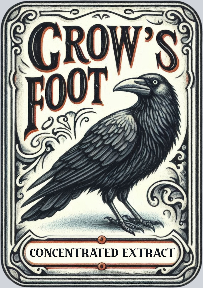 DTF Transfer Halloween  - Crow's Foot Concentrated Extract