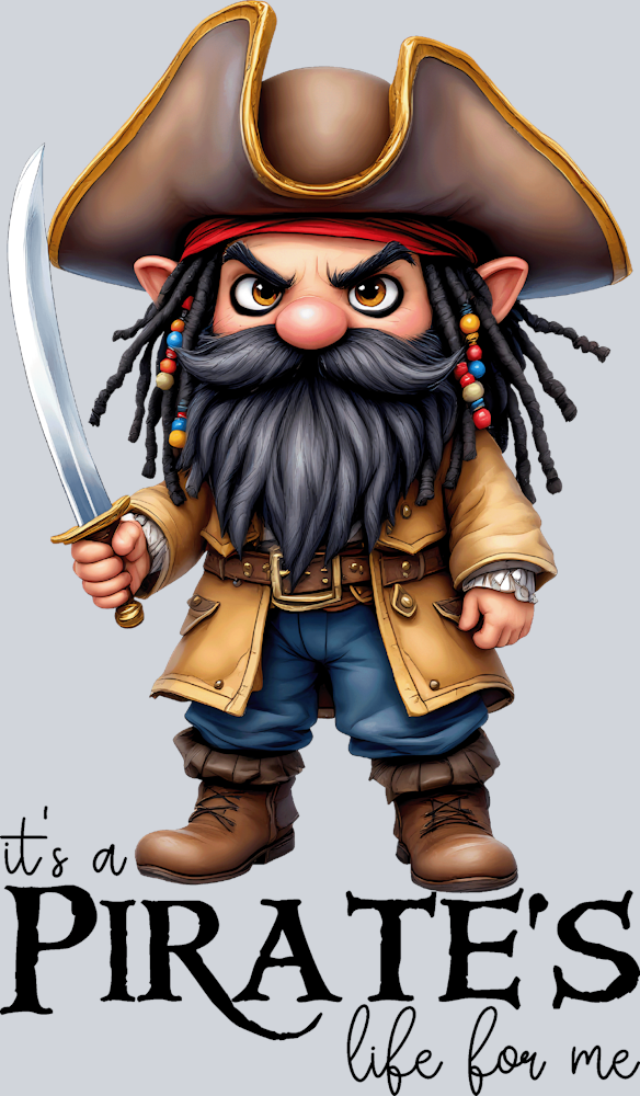 DTF Transfer High Seas - Pirates Life For Me
