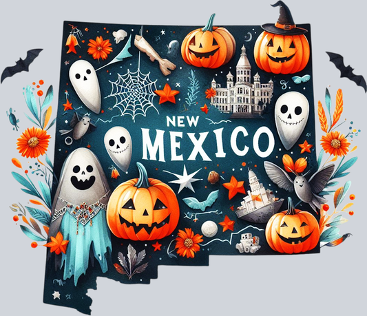 DTF Transfer Halloween States - New Mexico