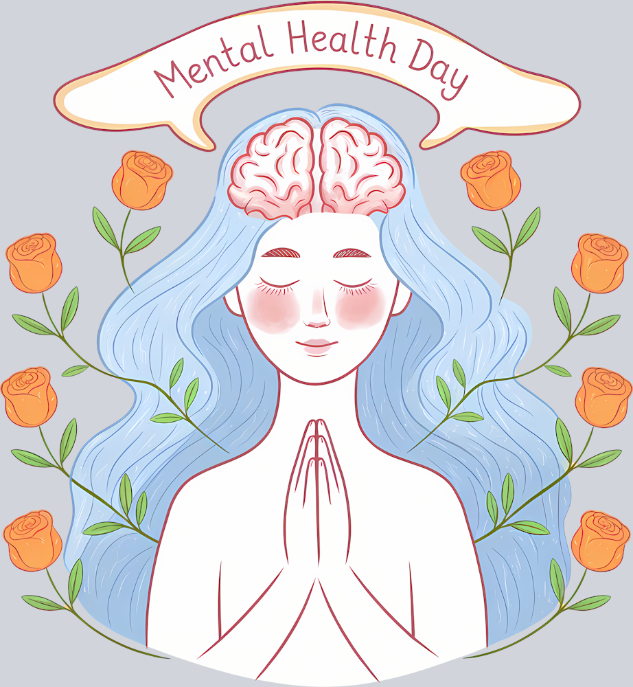 DTF Transfer Mental Health - Mental Health Day