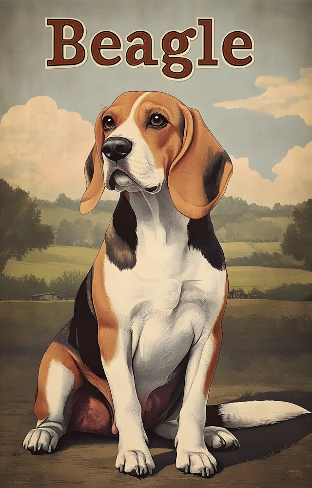 DTF Transfer Dogs - Beagle