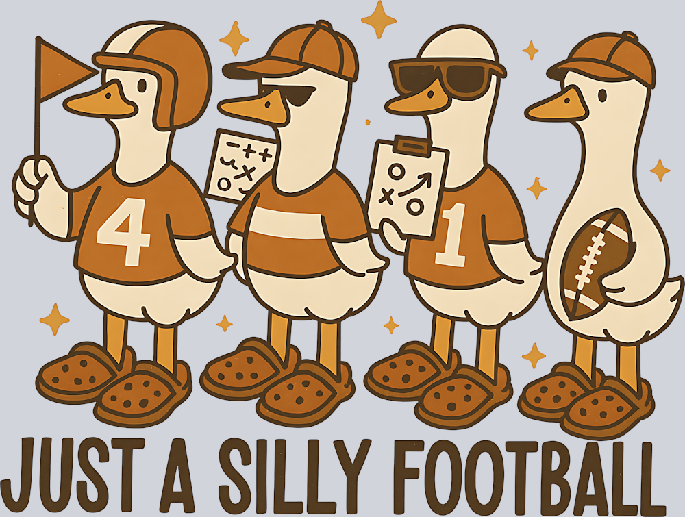 DTF Transfer Football - Just a Silly Football