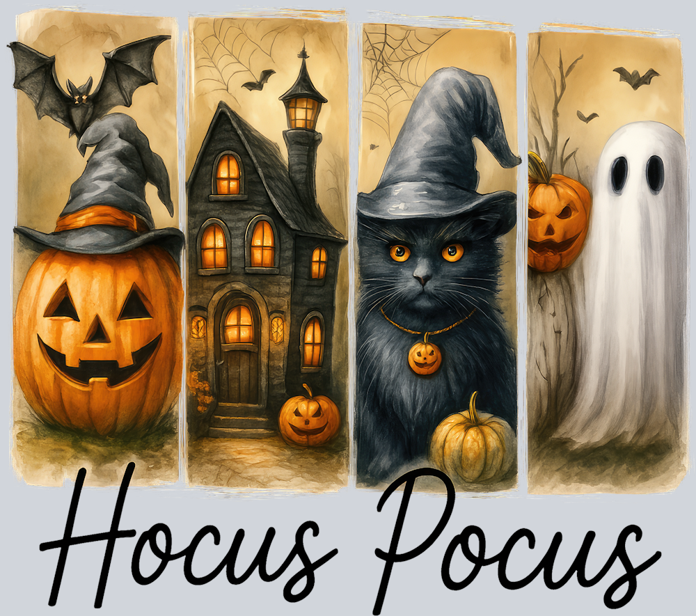 DTF Transfer Halloween - Hocus Pocus
