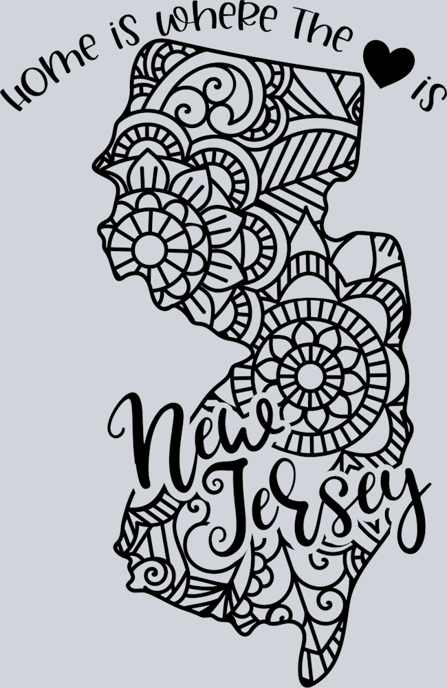 DTF Transfer New Jersey - Home is where the Heart is
