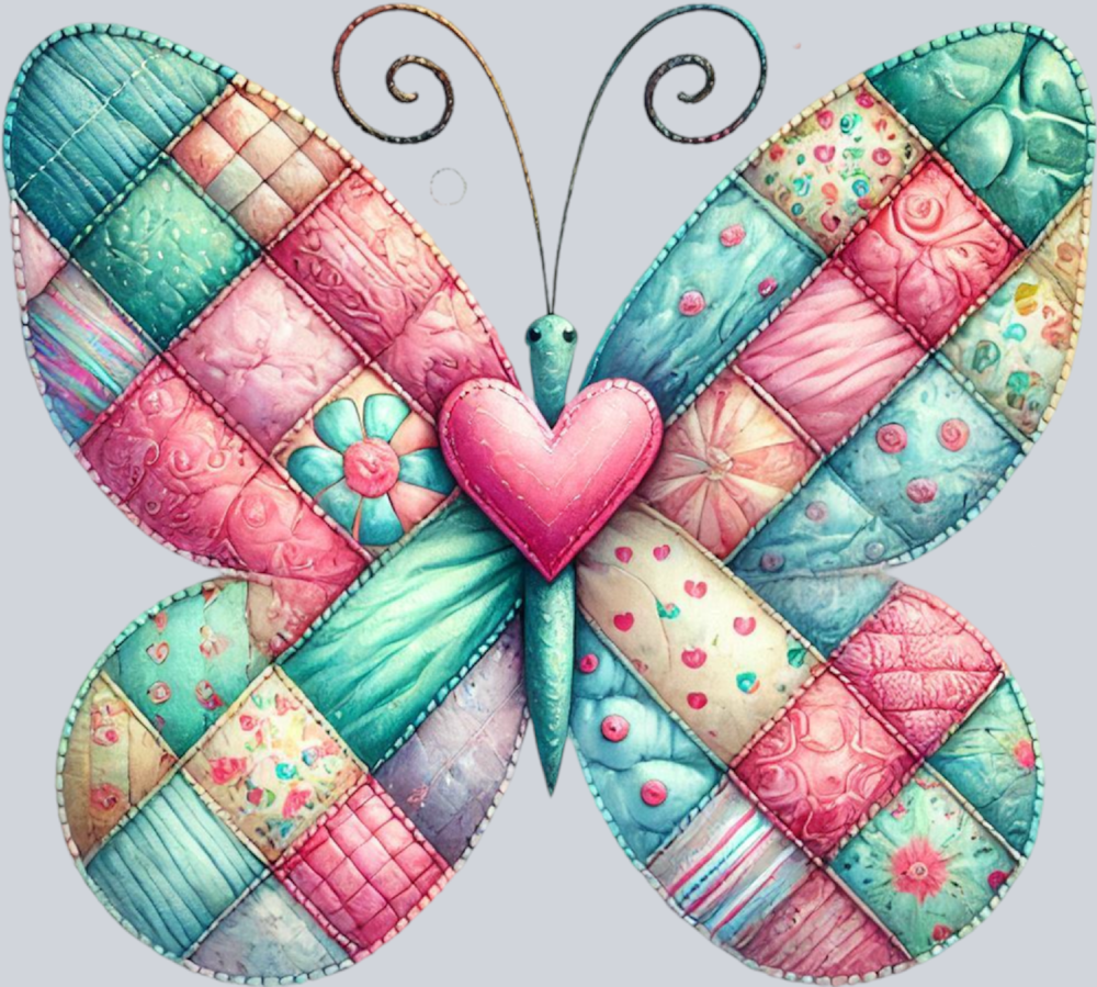 DTF Transfer Valentines - Butterfly