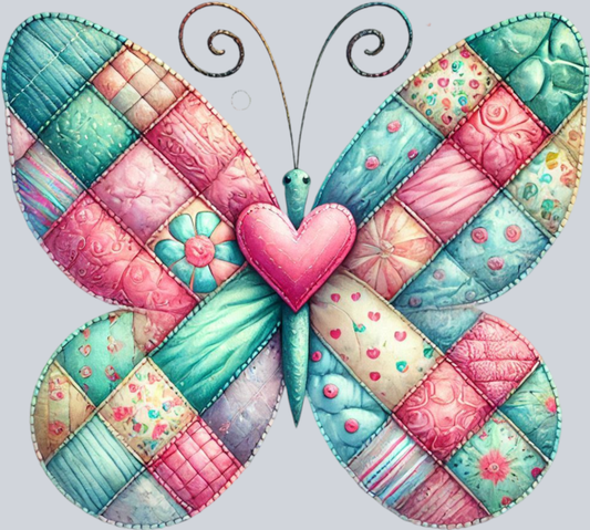 DTF Transfer Valentines - Butterfly