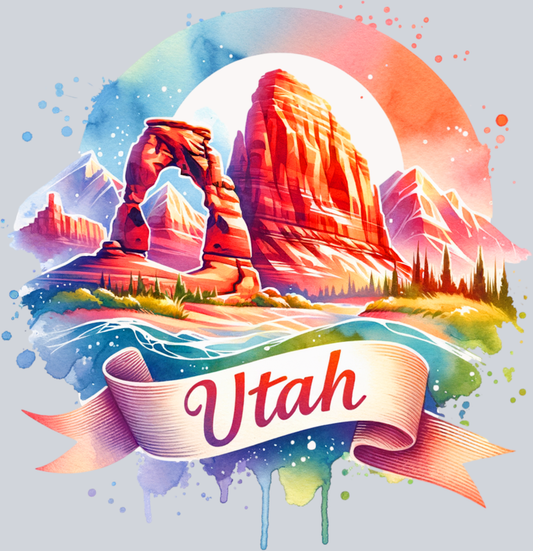 DTF Transfer Utah - Mountains