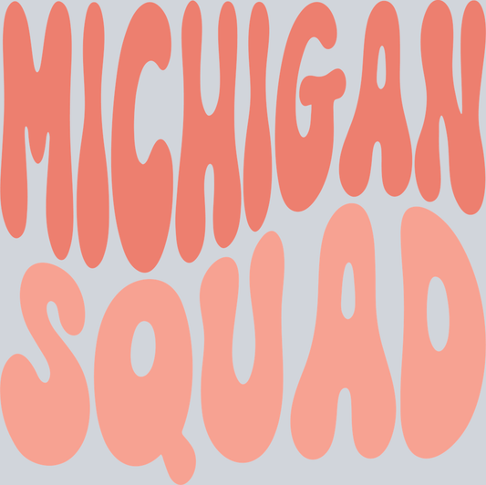 DTF Transfer Michigan - Michigan Squad